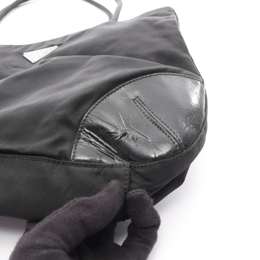 PRADA Black Leather Shoulder Bag - Picture 10 of 13